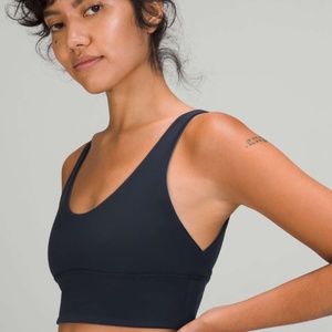 Lululemon Align Reversible Bra Light Support, A/B CupTrue Navy / Iron Blue Sz 8